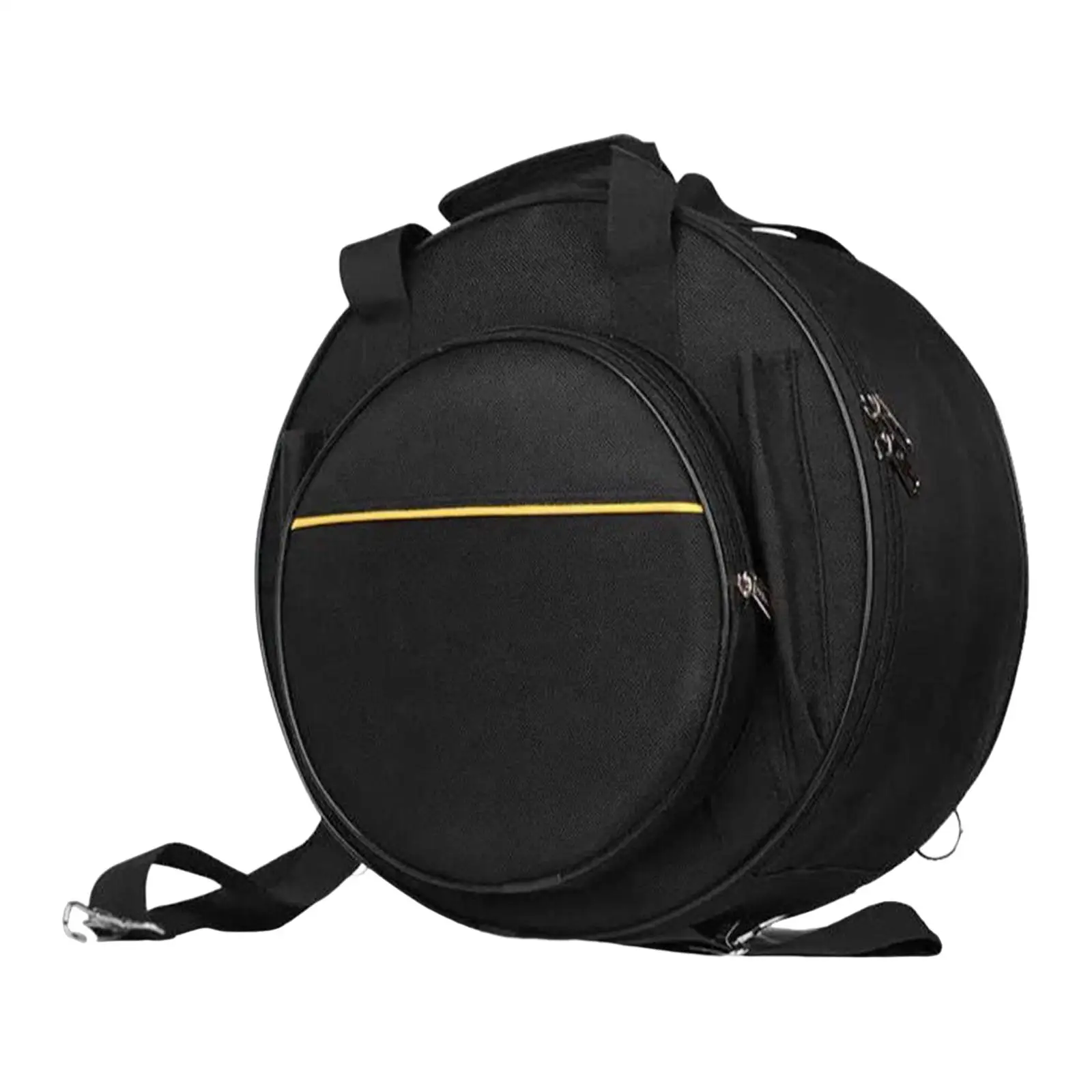 Portable Snare Drum Carrying Bag Case Adjustable Strap Drum Storage Case with Pocket Snare Drum