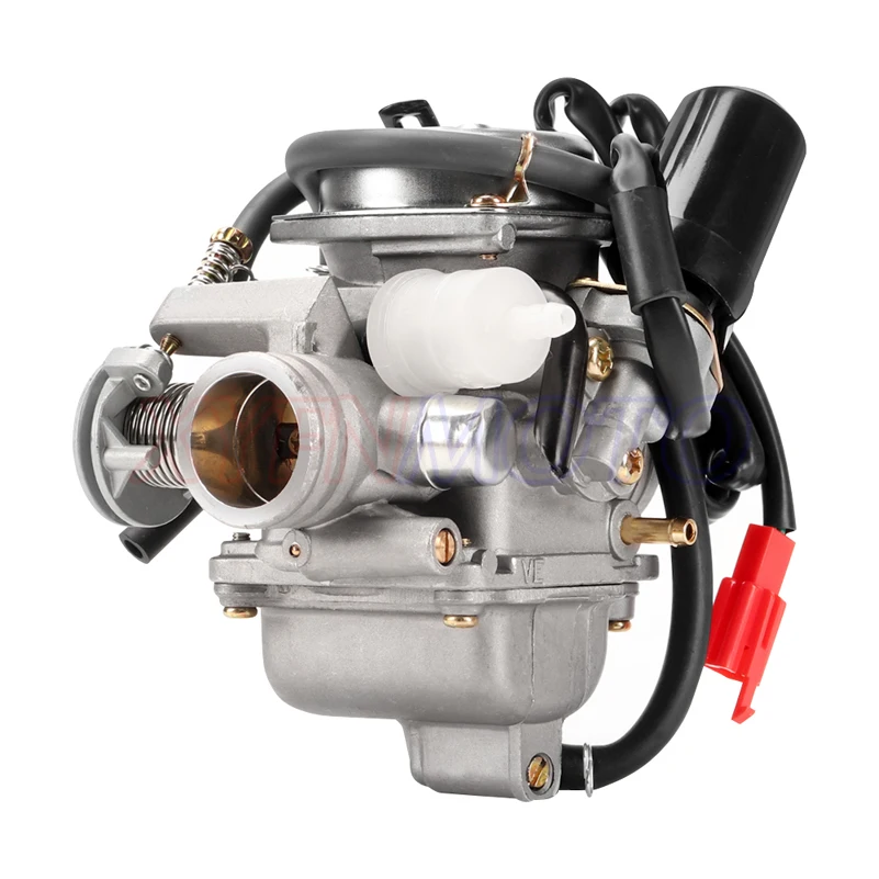 Carburatore Universale 24Mm 4T Per Yamaha Gy6 110Cc 125Cc 150Cc Scooter Ciclomotore Pd24J Cvk Carburatore Carb Atv Quads Go-Kart Buggy