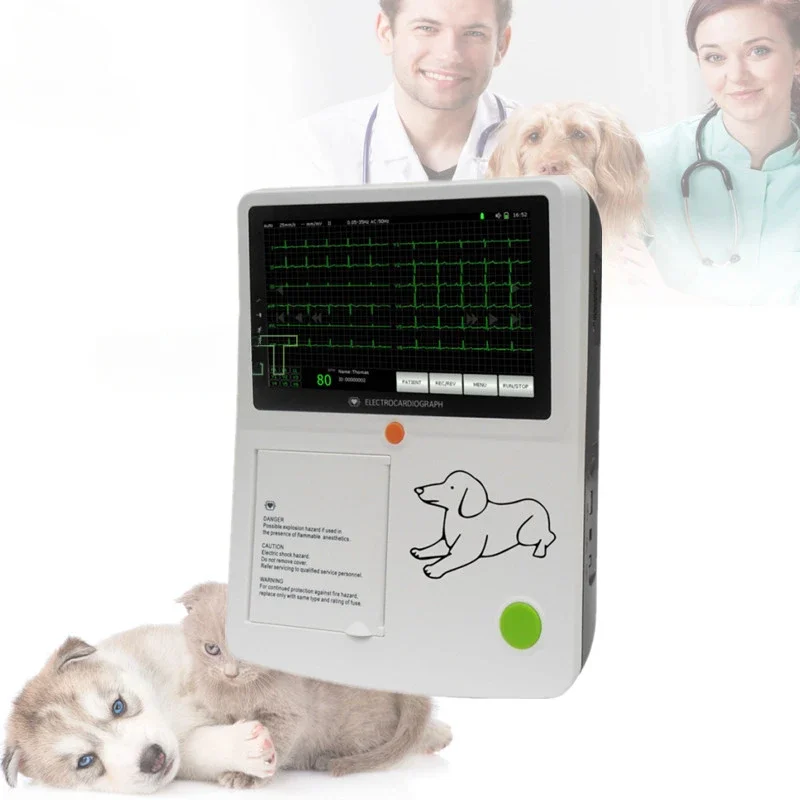 

CE hot sale animals Electrocardiograph Medical equipment 12 channel pet ecg machine price