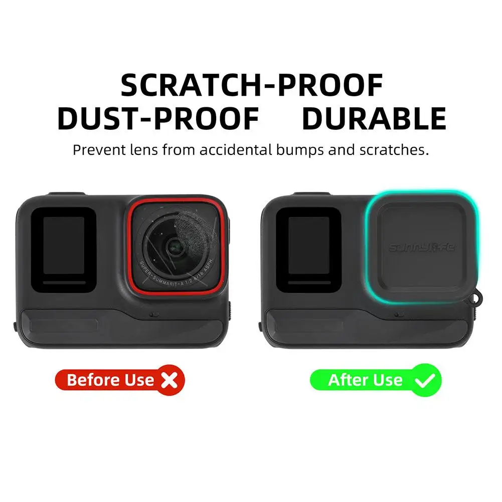 

Silicone Lens Cap For Insta360 Ace Pro Silicone Lens Cover Camera Protective Case For Insta360 Ace Sports Camera Accessories