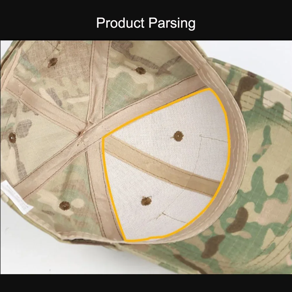 Tactical Balaclava Baseball Cap Full Face Mask Set Men Summer Snapback Sun Hat Outdoor Fishing Cycling Hunting Camouflage Scarf