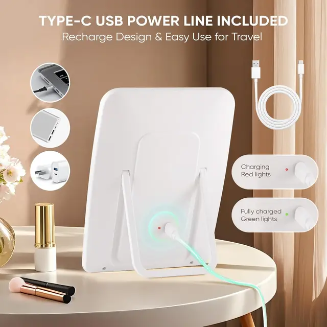 LED Rechargeable Makeup Mirror 2