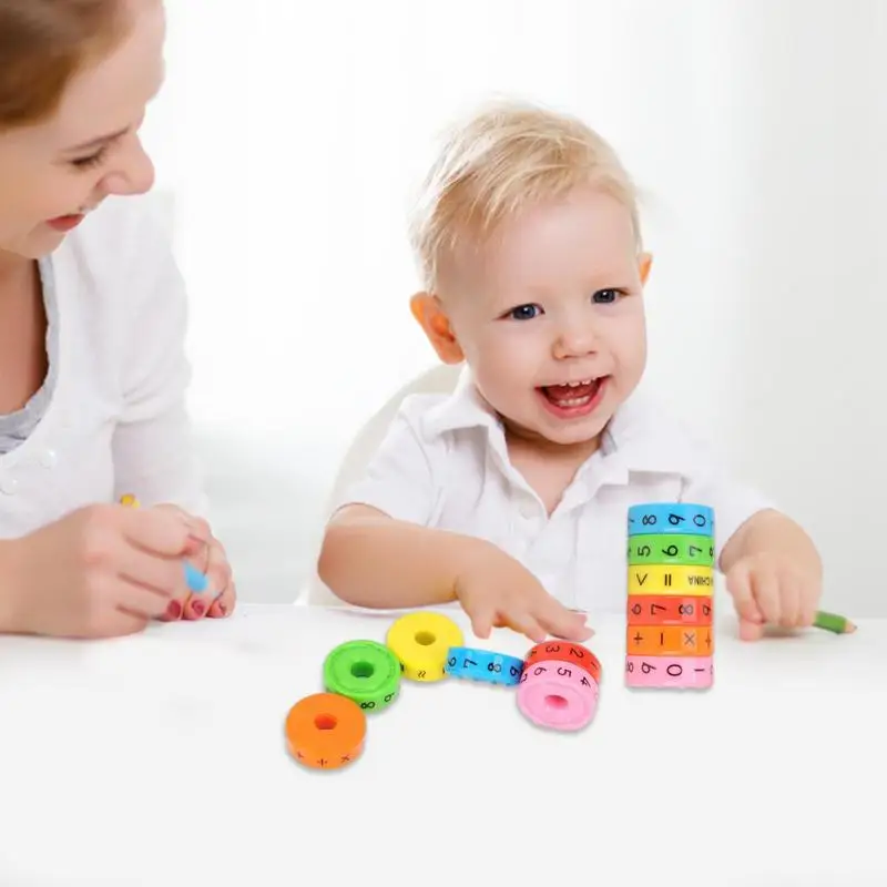 Montessori Preschool Puzzle Game Numbers and Symbols Math Skills Magnetic Block Calculate Educational Tools Great Gift for Kids magnetic toys math toys learning puzzle toys educational toys teaching aids toys