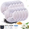 6/12PCS Pet Dog Cat Water Fountain Filters Flower Replacement Filter Drinking Pet Supplies Dog Accessories 6
