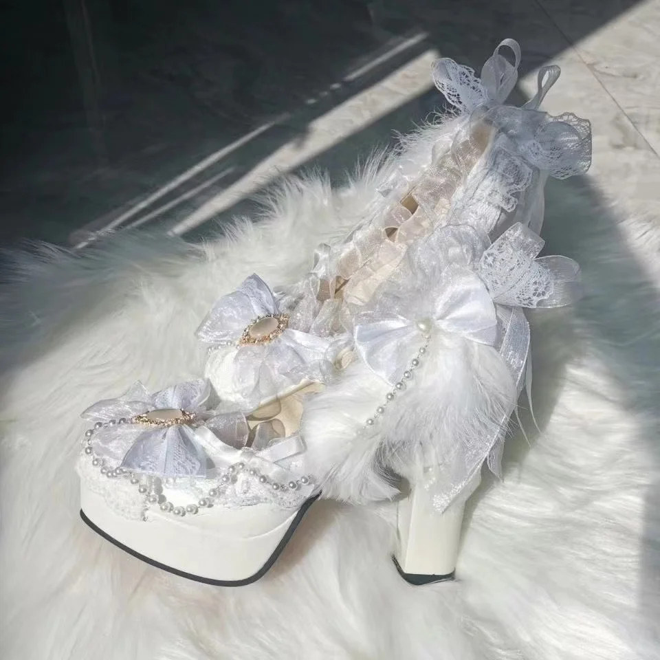 Numebr 128 Women's high-heeled leather shoes customized Lien Personnalisé, Exquises, à la Mode et Polyvalentes 2
