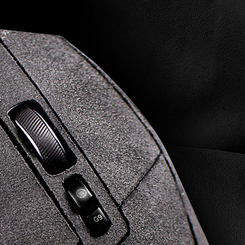 couro, antiderrapante, suor, antiderrapante, adesivo artesanal para Logitech G502X