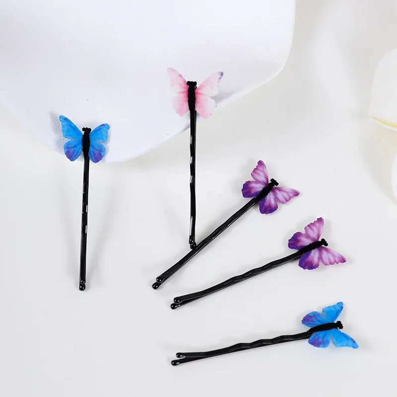 

4 шт./партия, заколки-бабочки для волос