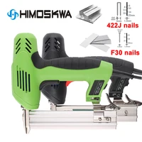 1800W~2000W Electric Nailer and Stapler Furniture Staple Gun for Frame with Staples & Nails Carpentry Woodworking Tools 220V F30 1