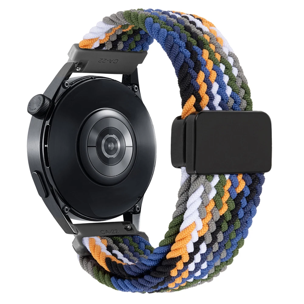 Magnetic Buckle Braided Nylon Watch Strap Bracelet