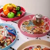 INS Antique Metal Serving Tray for Snacks Candy Bread Wedding Party Drinks Appetizer Storage Plate Desktop Ornaments Organizer 5