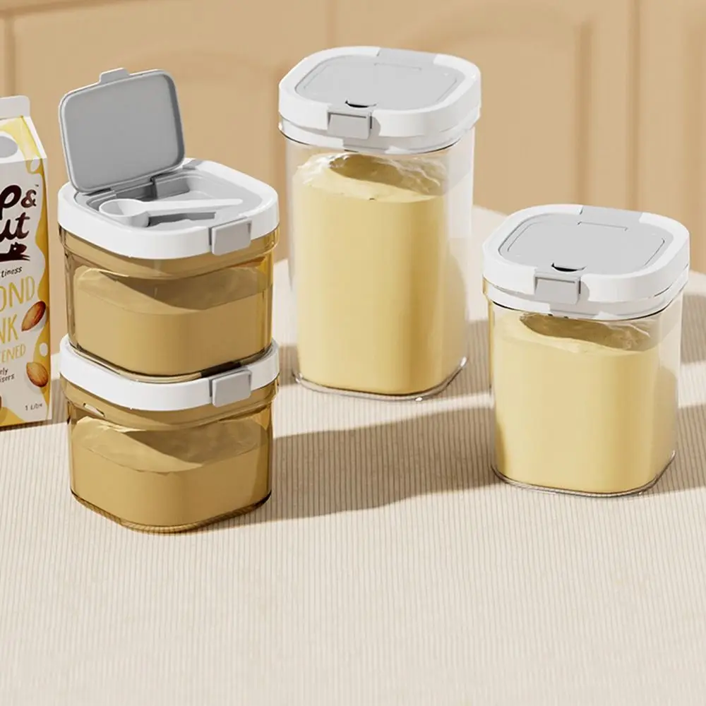 moisture-proof UV-Resistant Milk Powder Jar Reusable Stackable Airtight Container Food Grade Leak-proof Food Sealed Box Kids