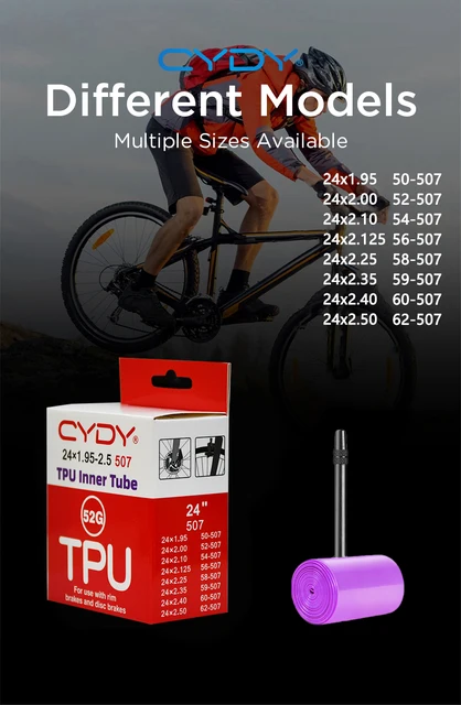 Bike Tube Slimeu00ae Smart Inflatable Bike Tube 24