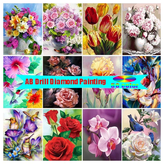 Diy Diamond Painting Pink Flower Vase Full Drill Diamond Mosaic 5d  Embroidery Art Cross Stitch Kits Home Decor Handmade Gifts - AliExpress