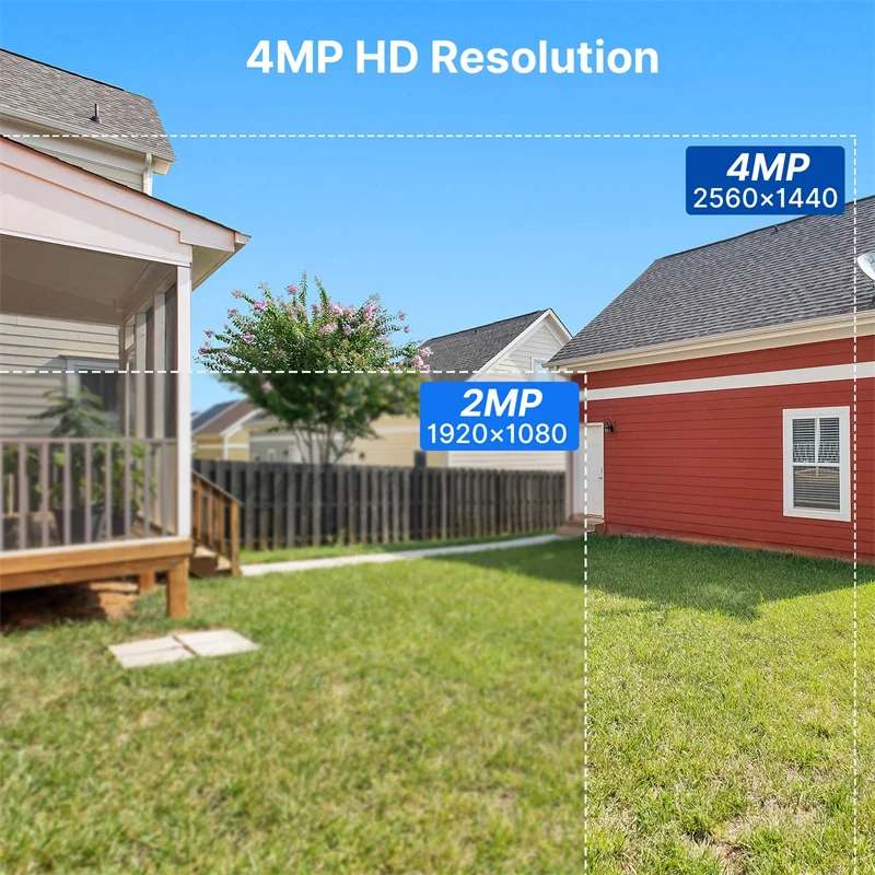 كاميرا أمان تعمل بالطاقة الشمسية ، 4MP ، K ، قابلة...
