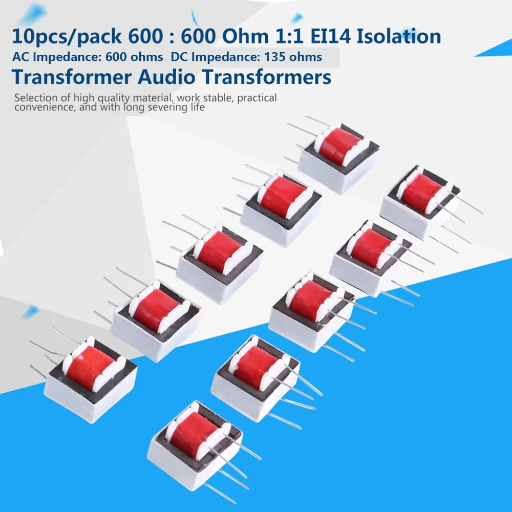 High Efficiency Audio Transformer 1:1 Isolation Transformer