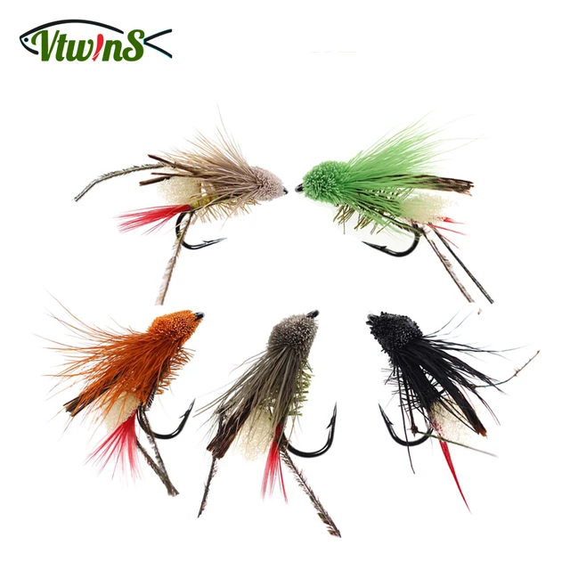 Vtwins Deer Hair Grasshopper Lure Dave's Hopper Terrestrial Dry