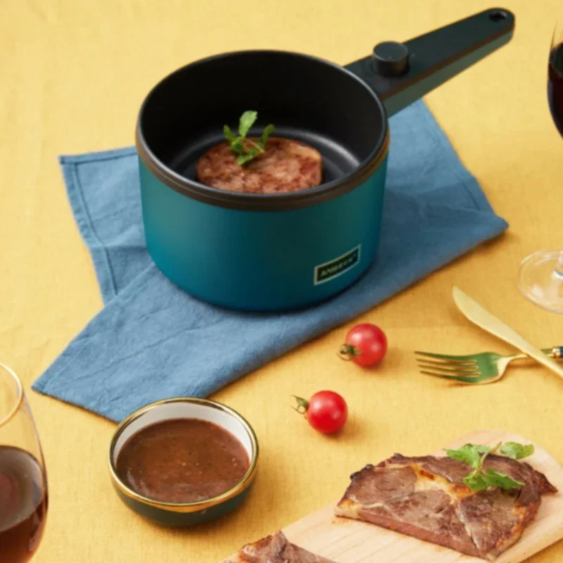 Electric Cooker Hotpot Non-stick Noodle Soup Steamer Frying Pan 6