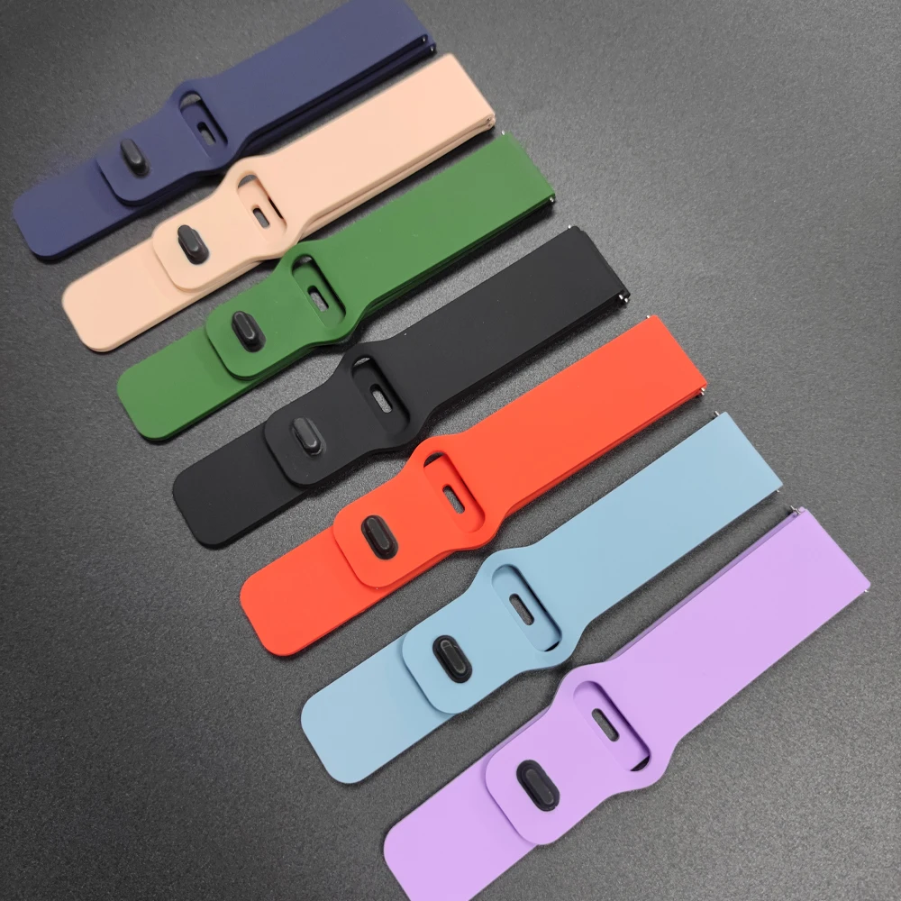 Premium Silicone Sports Bracelet - 22mm Universal Watch Band