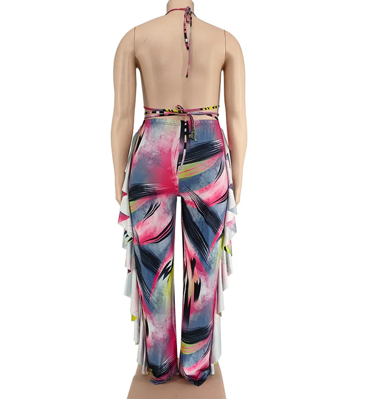 Plus Size Sets For Women Striped Bra Tops And Pants 2023 Spring Three Two Piece Set Fashion Swimwear Designer Swimsuit Clothes