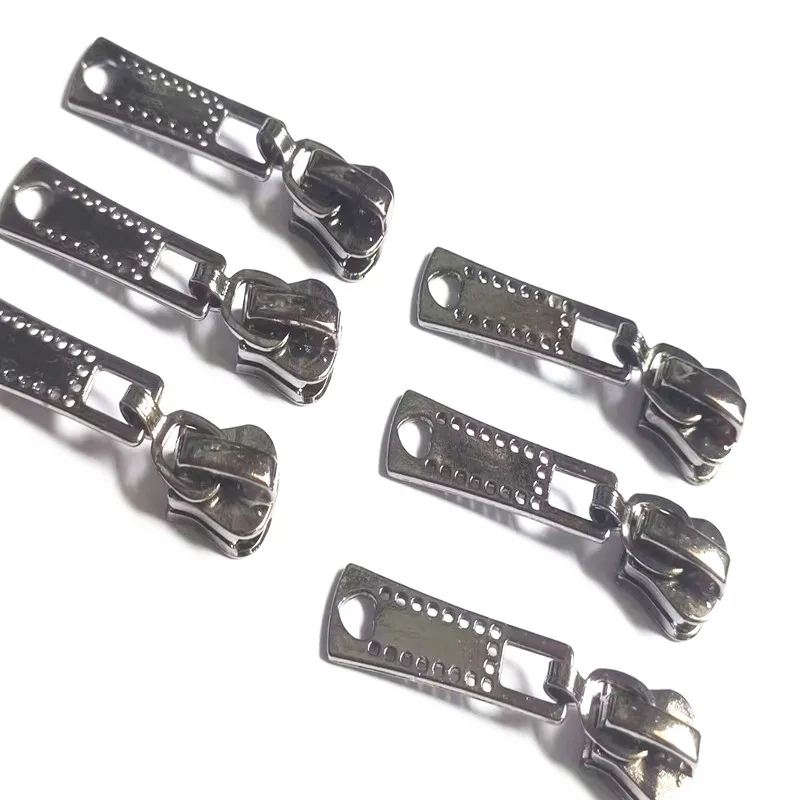10Pcs 5# Resin Zipper Gun Black Zipper Head Clothing Home Textile Metal Slider For B10~1