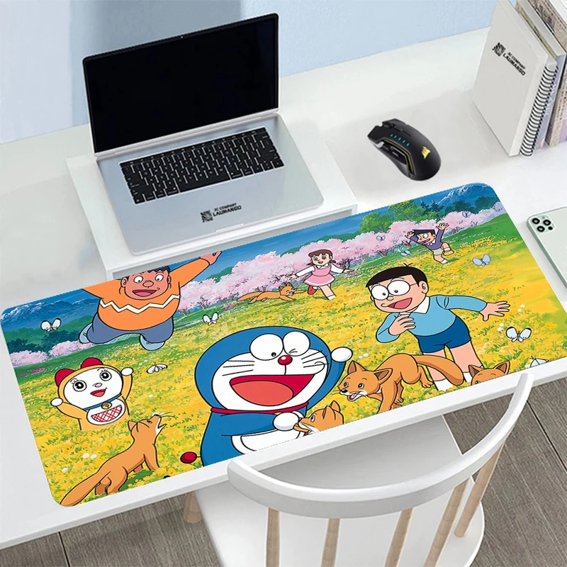 

Mouse Mat Gaming Pad Doraemon Pads Deskmat Kawaii Mause Xxl Laptops Gamer Extended Keyboard Accessories Mousepad Mats Laptop Pc