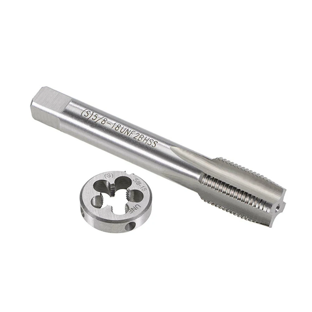 2pcs Left Hand Tap And Die Set HSS 5/818 UNF Tap And 5/818 UNF Mold