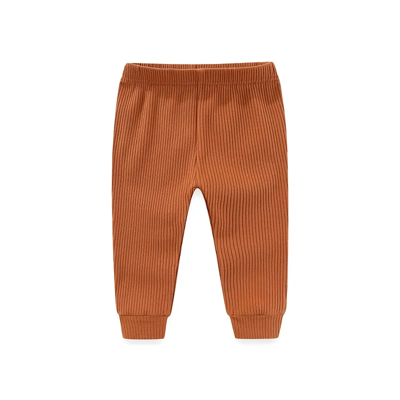 Unisex 1 Piece Solid Color Cotton Newborn Baby Boy Pant 0-24Months Autumn Baby Girl Pant Trousers Spring Legging 6