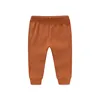 Unisex 1 Piece Solid Color Cotton Newborn Baby Boy Pant 0-24Months Autumn Baby Girl Pant Trousers Spring Legging 6