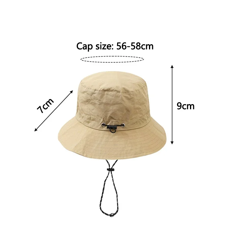 Quick Drying Fisherman Hats Women Men Outdoor Sun Anti-UV Protection Panama Hats Waterproof Camping Foldable Bob Bucket Sunhats