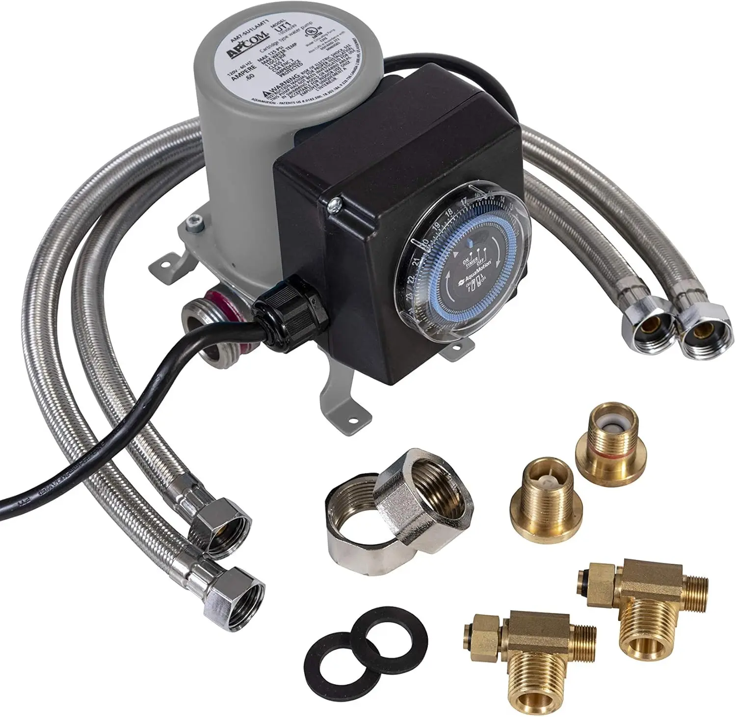 UT1 Hot Water Recirculation Pump For Under Sink - Instant Hot Water Recirculating System For Tank Type Water Heaters 3