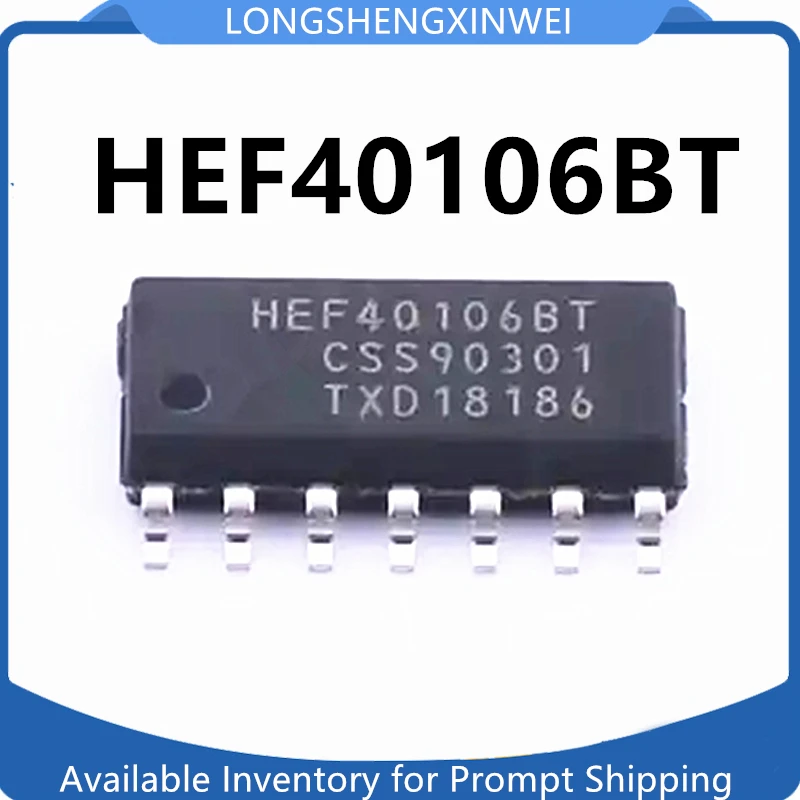 

1 шт., новый оригинальный триггер HEF40106BT, 653 дюйма, 40106 дюйма, шестигранный, обратный