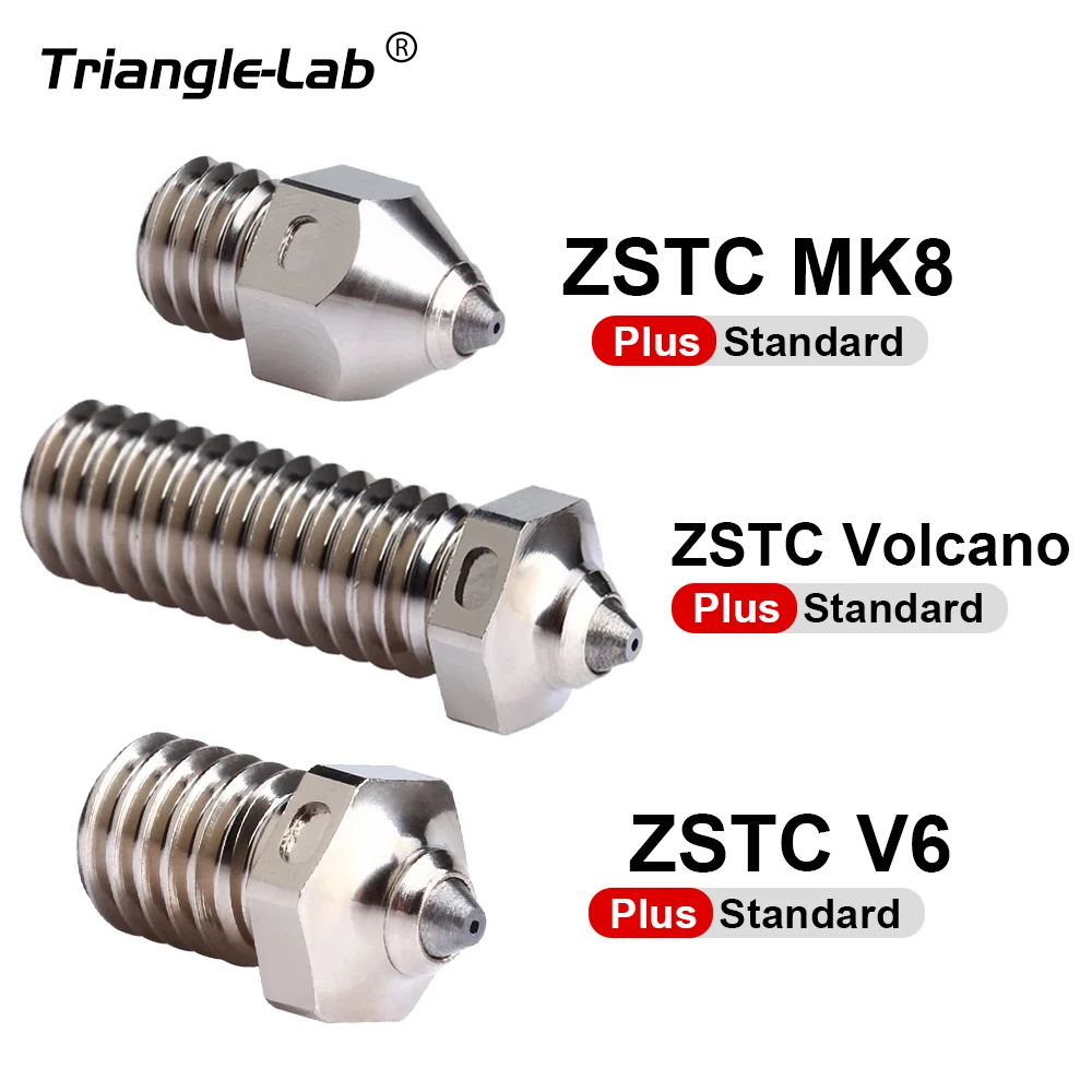 TrianglelabMK8ZSTCNozzleTungstenCarbideCopperPlatedHigh
