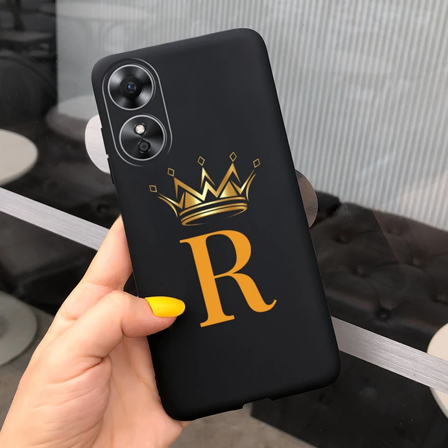 Luxury Letters Soft Silicone Phone Case - Elegant Back Cover