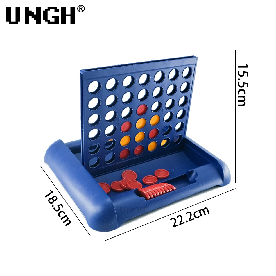 UNGH Family Home Board Game Four in A Row Bingo Chess Connect Classic Toys Educational Toy for Kids Children Entertainment Game