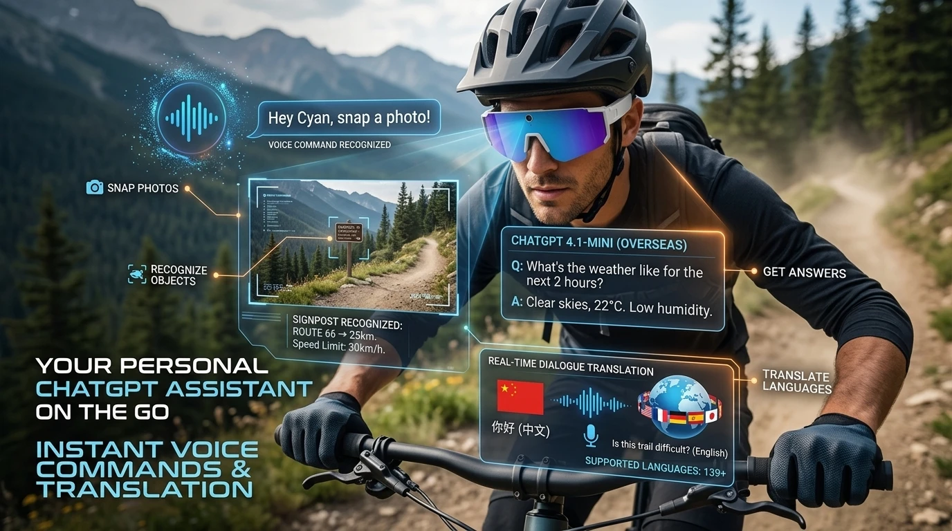 Smart Sunglasses With Hd Video Camera And Ai Dialogue Translation_voghion.com
