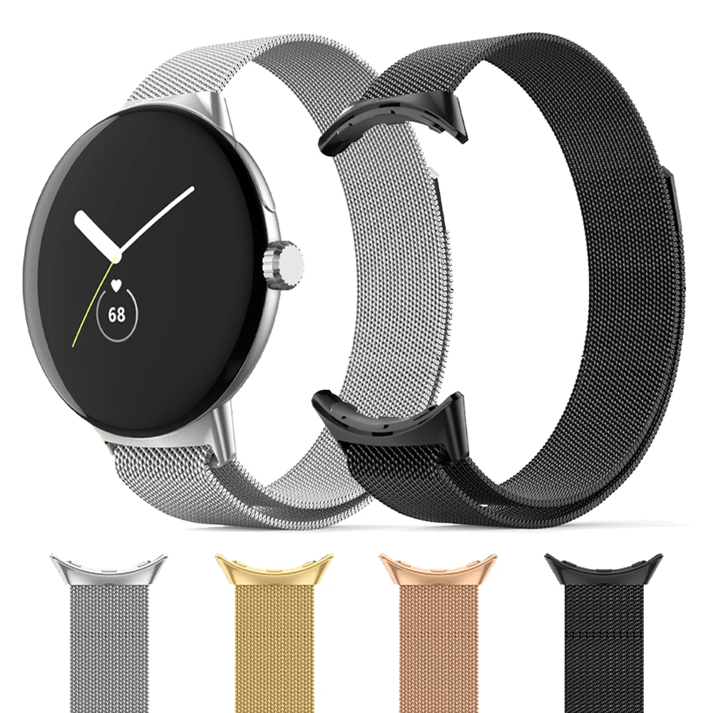 

Milanese Magnetic Strap For Google Pixel Watch Stainless Steel Sport Band For Pixel Watch Accessories Bracelet Watchband Correa