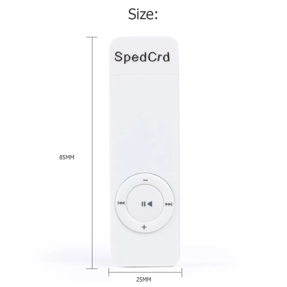 미니 MP3 음악 플레이어 무손실 음질 미디어 MP3 플레이어 64GB TF 카드 지원 3.5mm 오디오 잭 내장 리튬 배터리