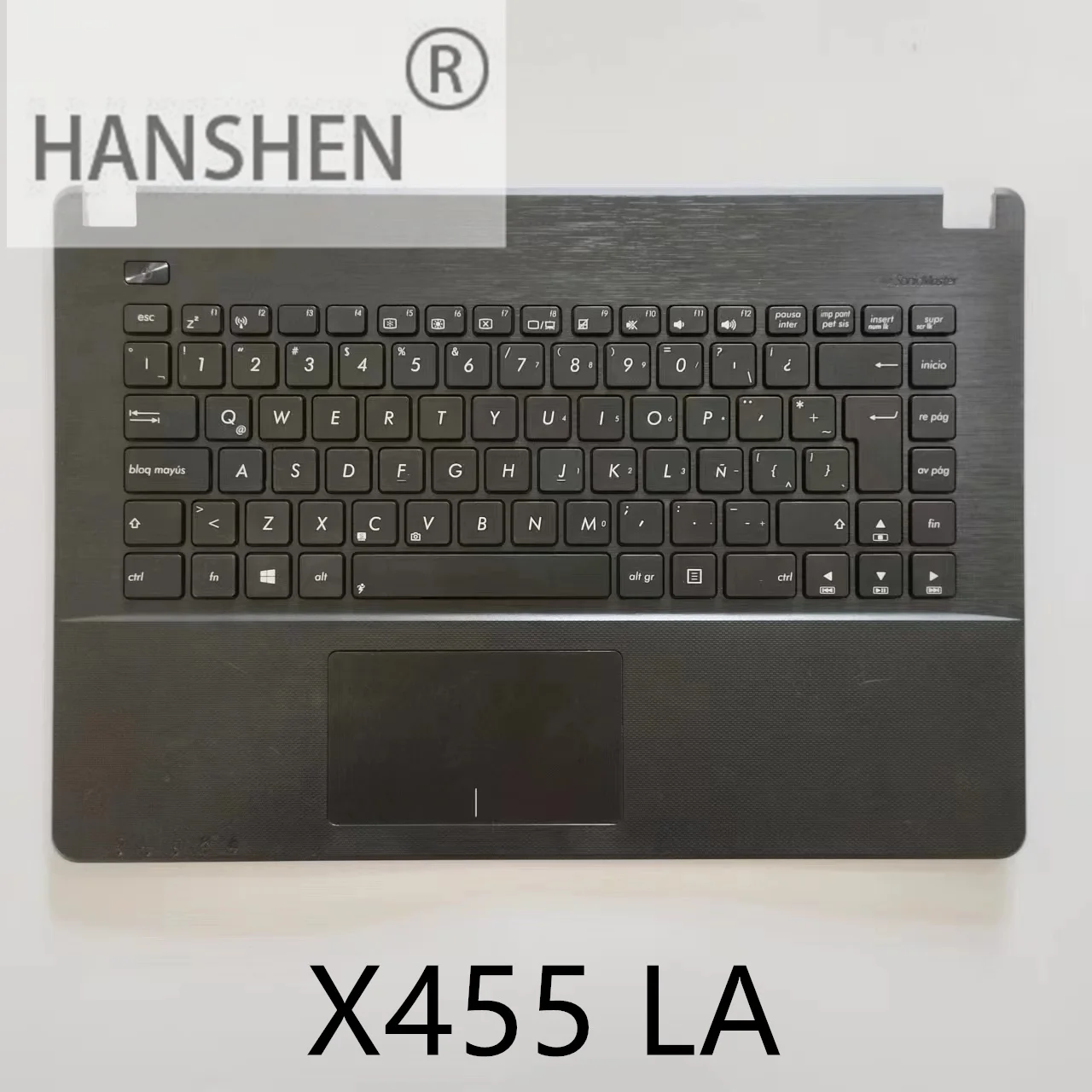 

Новая Латиноамериканская клавиатура HANSHEN для ASUS X455, X455L, X455LA, X455WA, A455, A455L, X455LD, X455LJ, американская английская зеркальная черная Подставка для рук