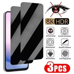 Triple - Pack Privacy Glass Screen Protector with Anti - Spy Technology - Privacy Glass (A13 4G 6.6inch)