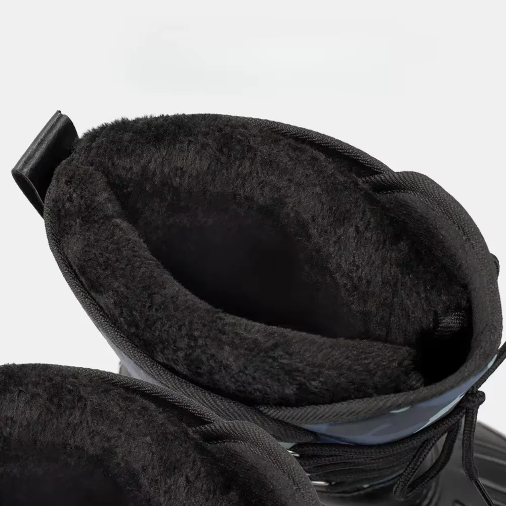 Men's Waterproof Snow Boots in various settings