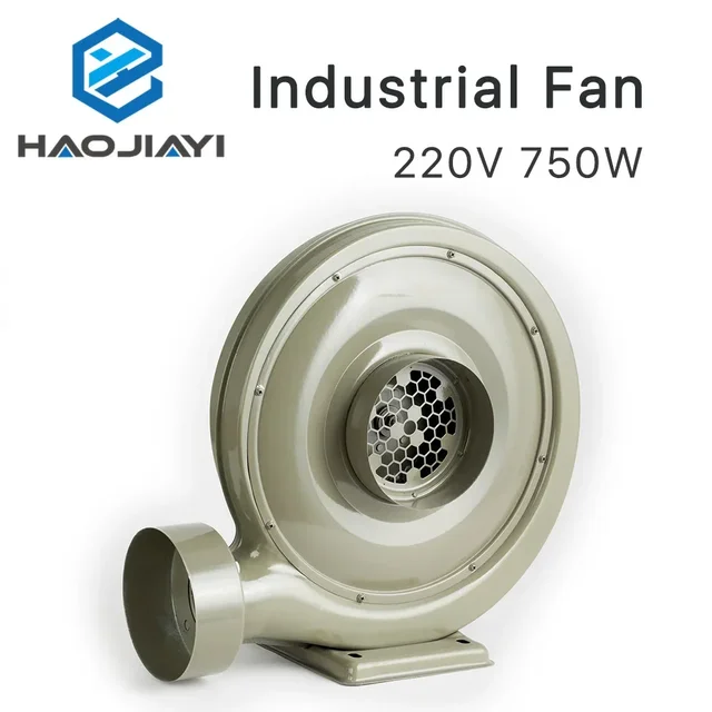 220V 750W Exhaust Fan Air Blower Centrifugal for CO2 Laser Engraving Cutting Machine Medium Pressure Lower Noise 1