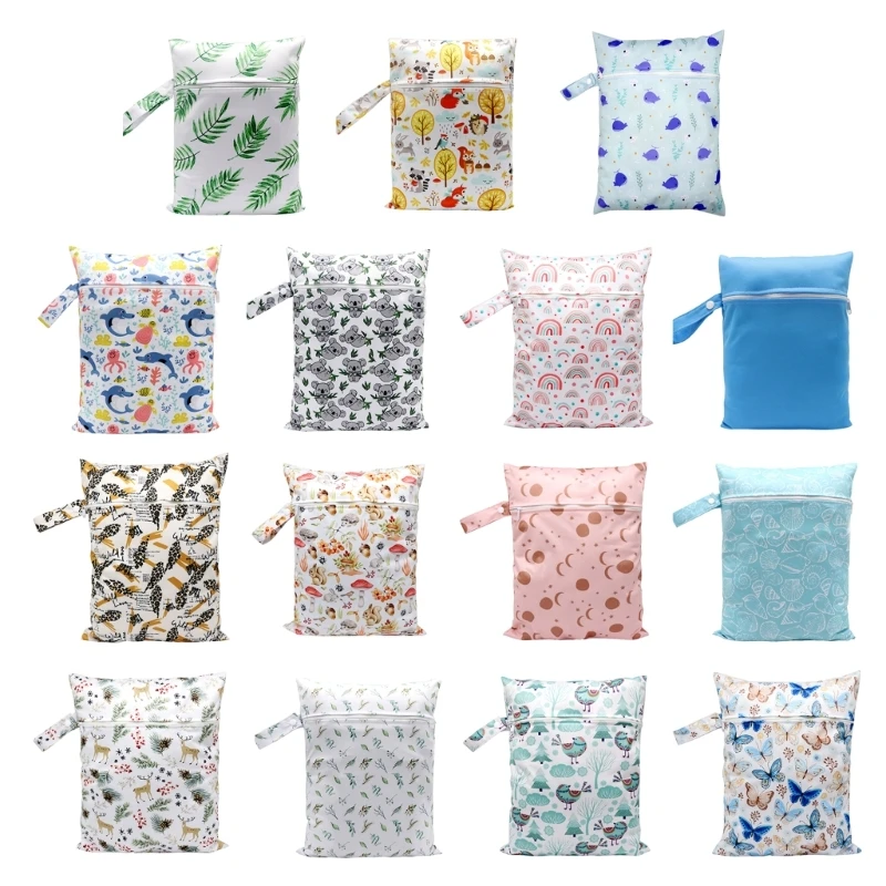 

Lightweight & Foldable Baby Diaper Bag with Cartoon Print Design Stroller Pack