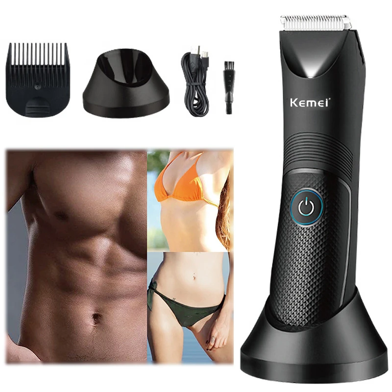 minimum chauffør medier Personal Groomer Electric Pro Grooming Rechargeable Men Scrotum Penis Hair  Removal Depiladora Bikini Razor Crotch Haircut Shaver - Hair Trimmers -  AliExpress