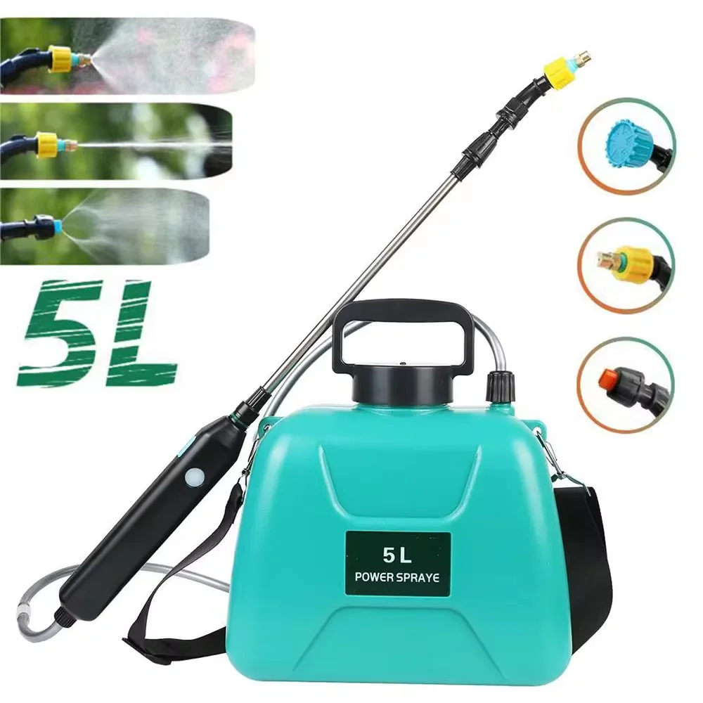 Shoulder-type Electric Pesticide Sprayer 2000mAh Lithium Battery 5L Bucket USB Charging for garden sprinkler gardening sprayer electric sprayer water sprayer garden sprayer agricultural sprinkler agricultural sprayer repair kit