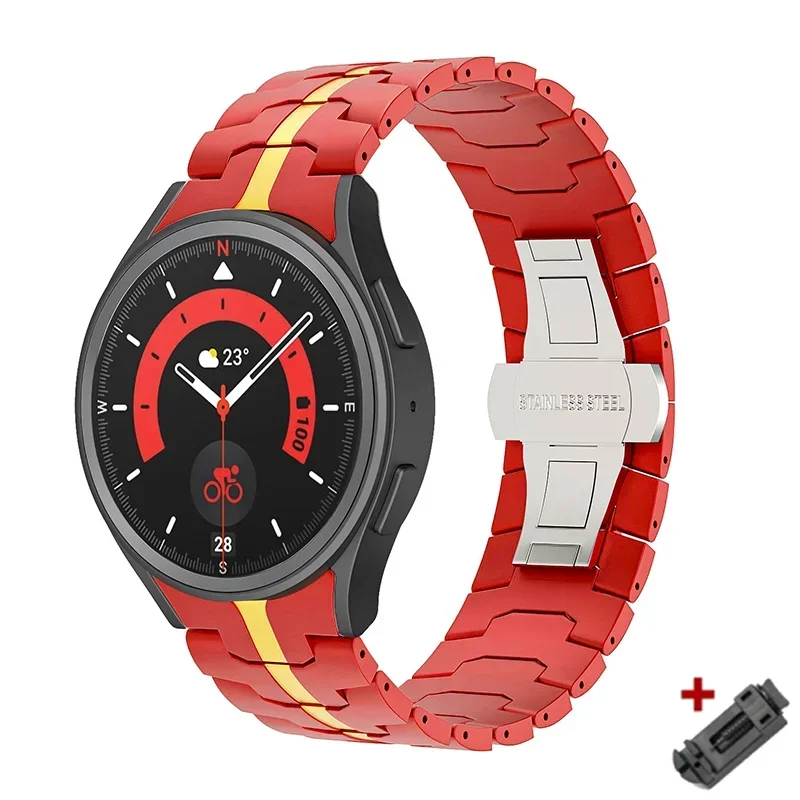 Titanium Color Stainless Steel No-Gaps Bracelet