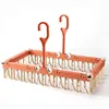 Balcony Non-slip Drying Rack Multifunctional Strong Load-bearing Capacity Multi-clamp Design Windproof Drying Rack 3