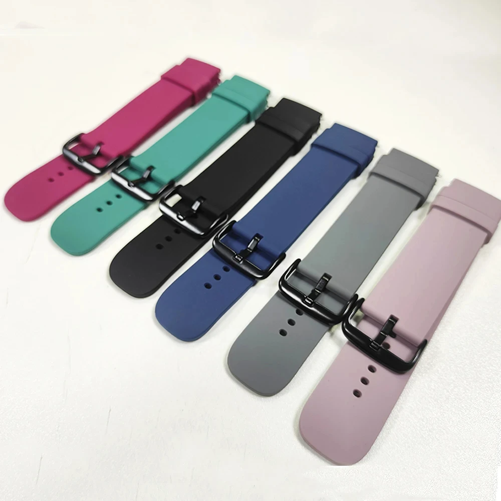 Silicone Watch Strap - 20mm & 22mm Sizes, Versatile Replacement Band for Fitness and Smart Watches