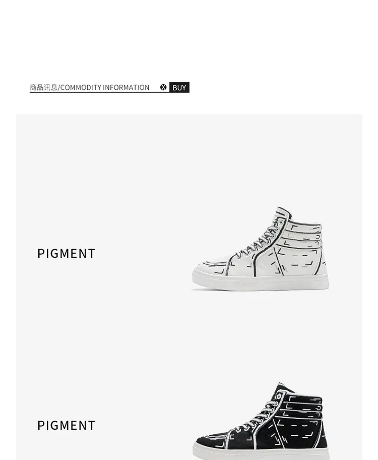 Description Picture 5 of itemClassic Fashion White Men's Skateboarding Sneakers Big Size 48 Breathable Canvas Shoes Men Espadrilles Chaussures De Skate Homme