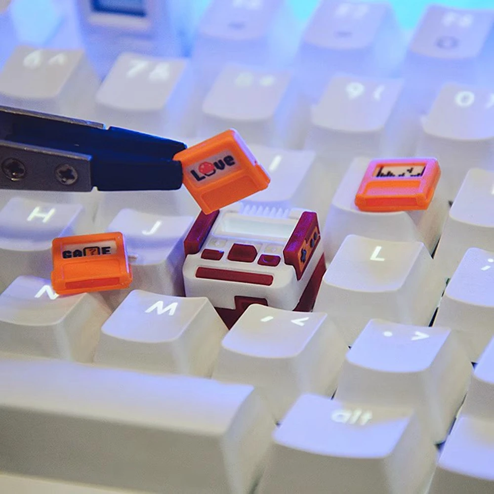 FC Keycaps KEYCAP Compatible MX Switch Mechanical Keyboard for Cherry Classic Retro Column Axle Key Cap