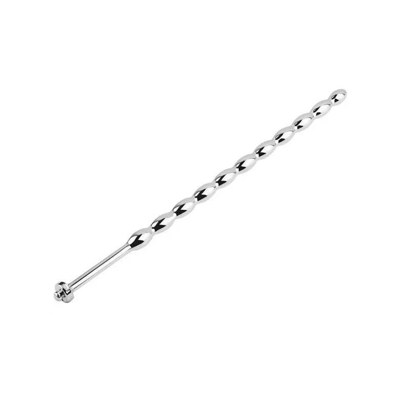 Penis Sex Toys Stainless Steel Penis Plug Metal Horse Eye Stimulation Urethral Sounding Beads Massage Wand 6/8 mm Masturbation
